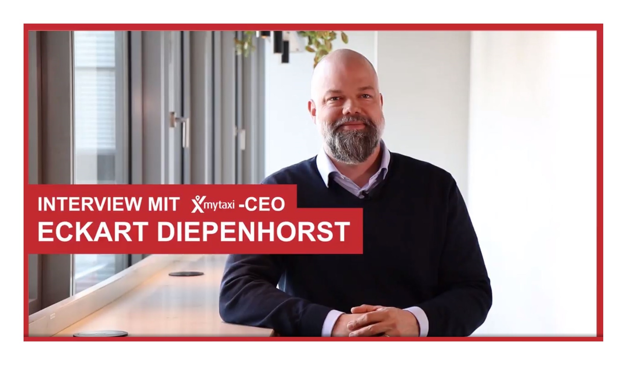 Interview mit mytaxi CEO Eckart Diepenhorst